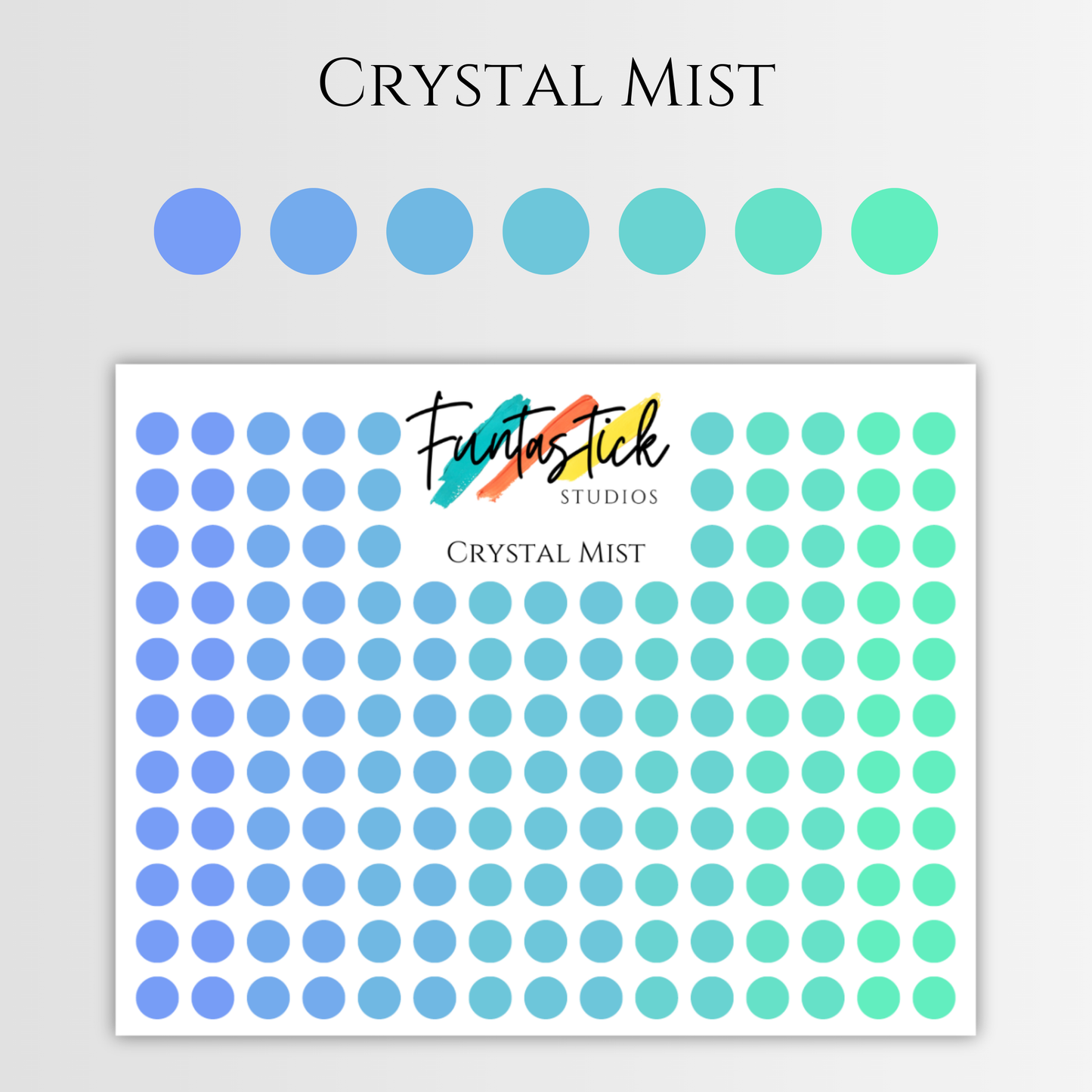 Dot Stickers Planner | Bullet Journal Functional Planning | Transparent, Pastel Bright Colors | A6 Size Small Dot Agenda Journal Stickers