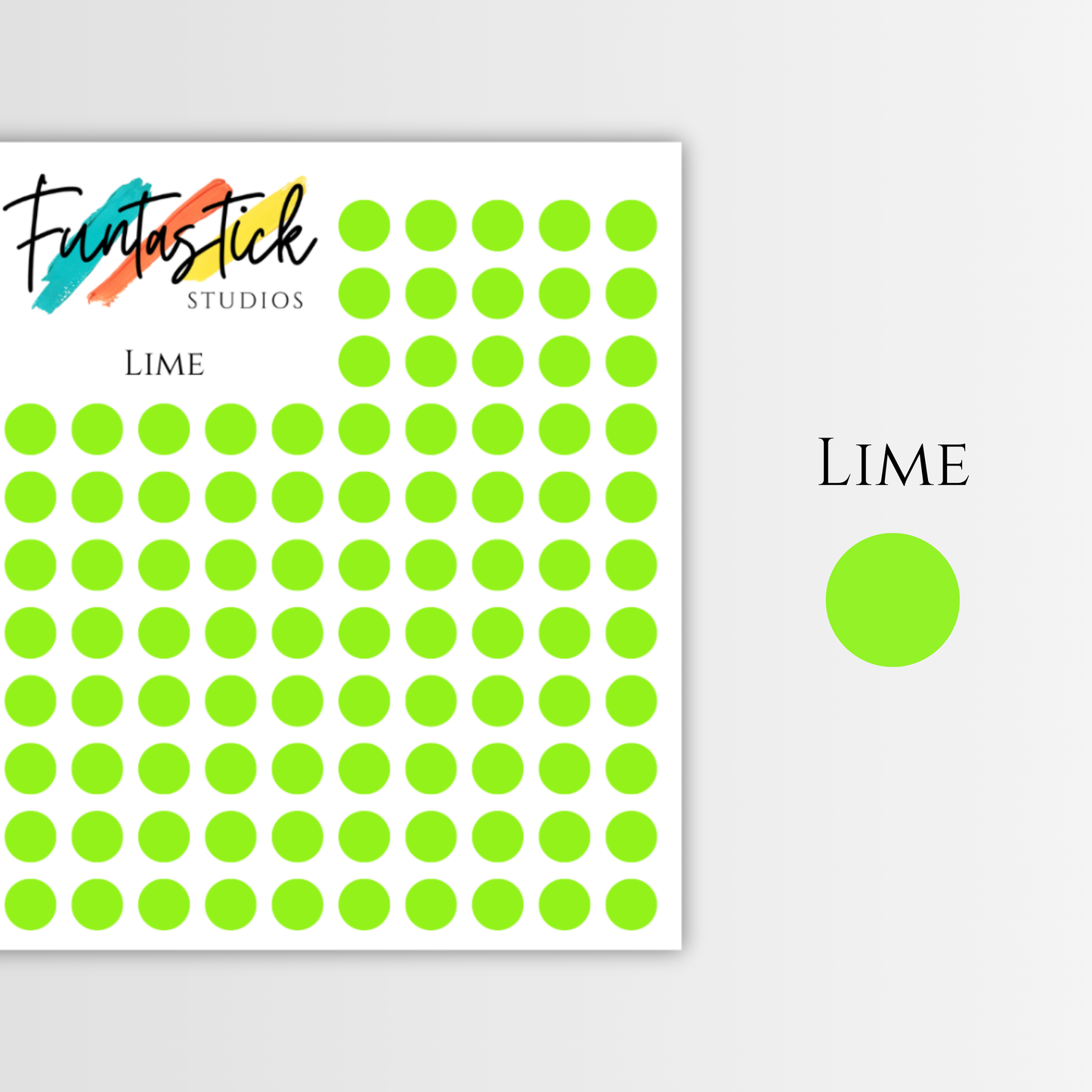 Dot Stickers Planner | Bullet Journal Functional Planning | Transparent, Pastel Bright Colors | A6 Size Small Dot Agenda Journal Stickers