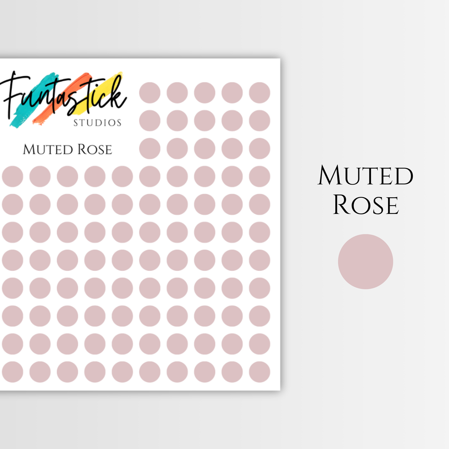 Dot Stickers Planner | Bullet Journal Functional Planning | Transparent, Pastel Bright Colors | A6 Size Small Dot Agenda Journal Stickers