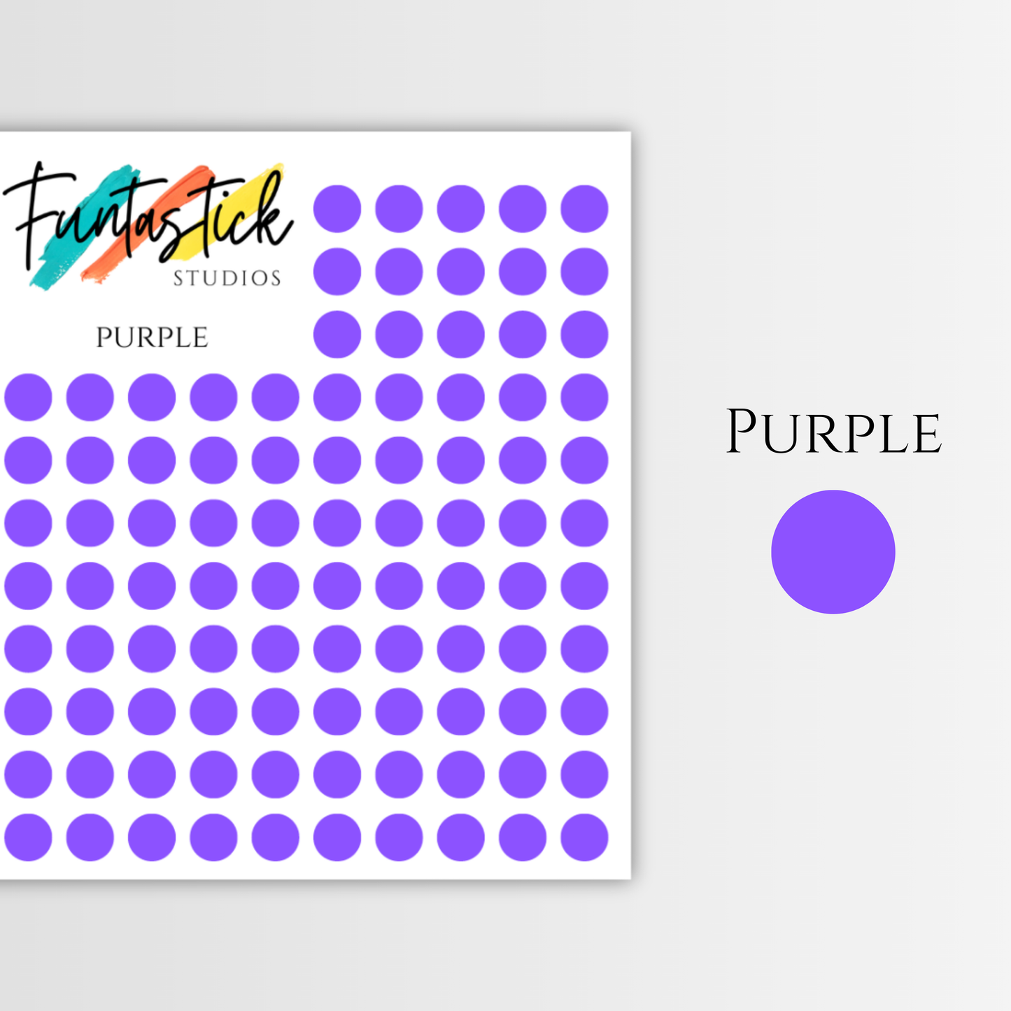 Dot Stickers Planner | Bullet Journal Functional Planning | Transparent, Pastel Bright Colors | A6 Size Small Dot Agenda Journal Stickers